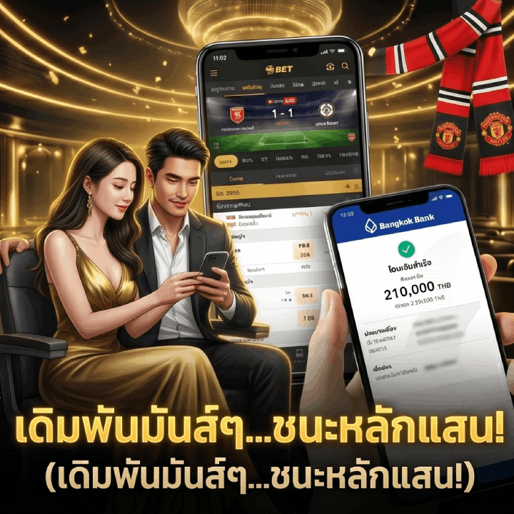 เดิมพันมัน ๆ ชนะหลักแสน