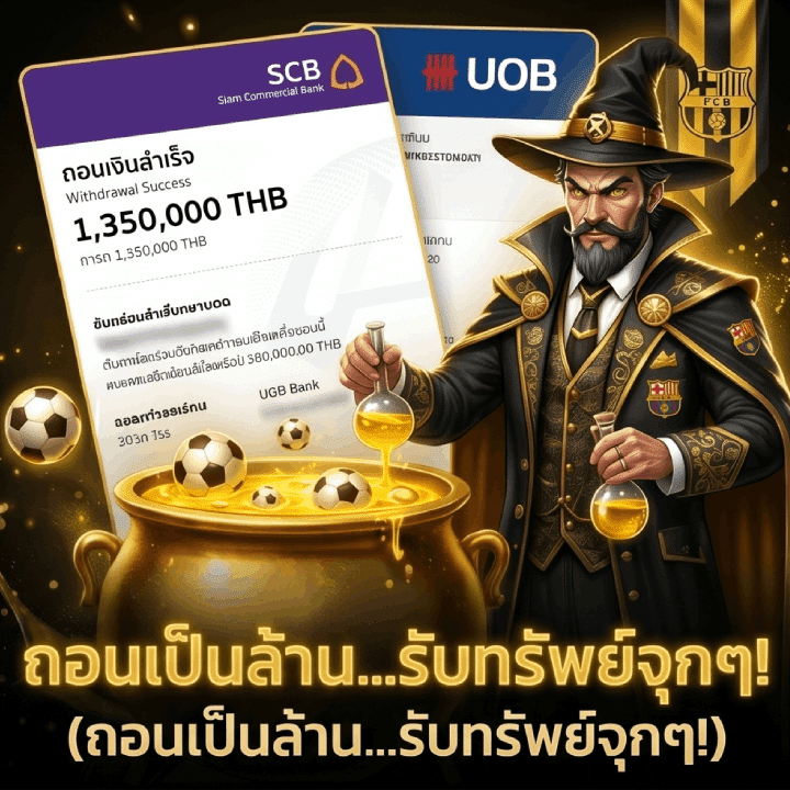 ถอนเป็นล้าน รับทรัพย์จุก ๆ
