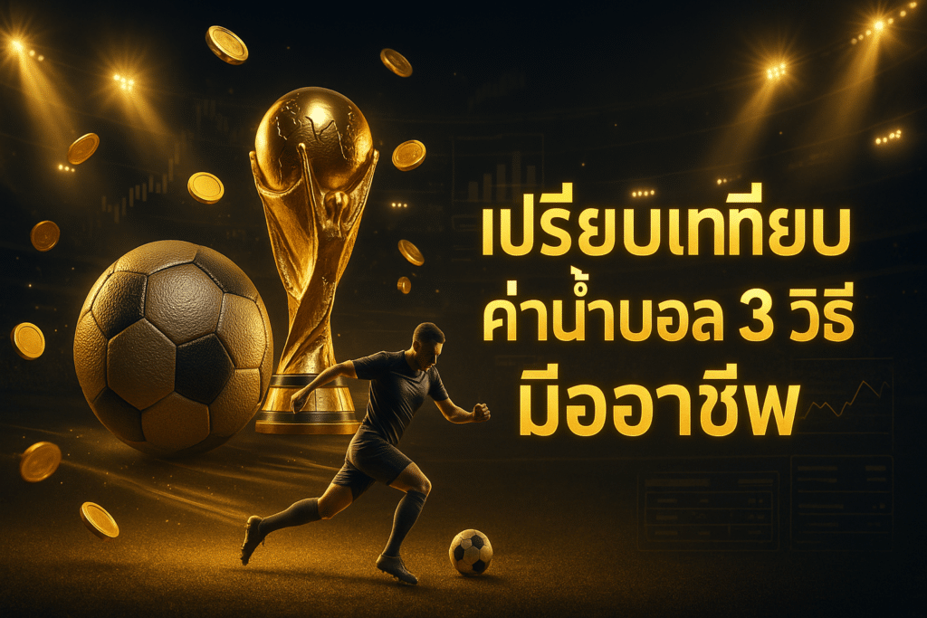 เปรียบเทียบ ค่าน้ำบอล