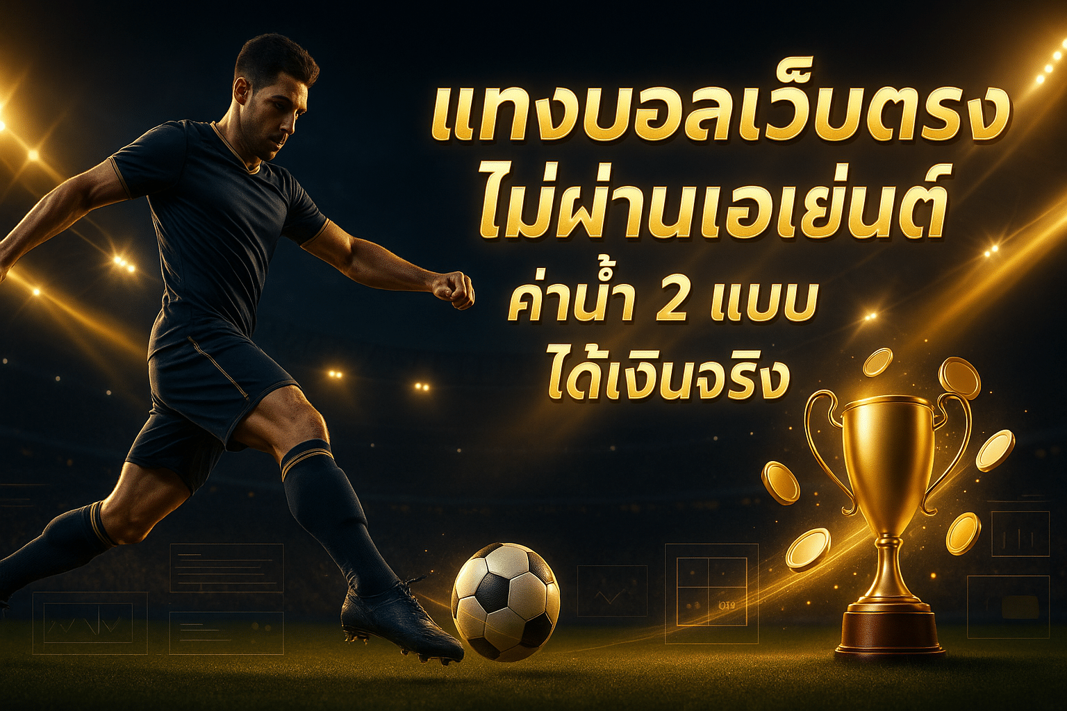 แทงบอลเว็บตรง ไม่ผ่านเอเย่นต์